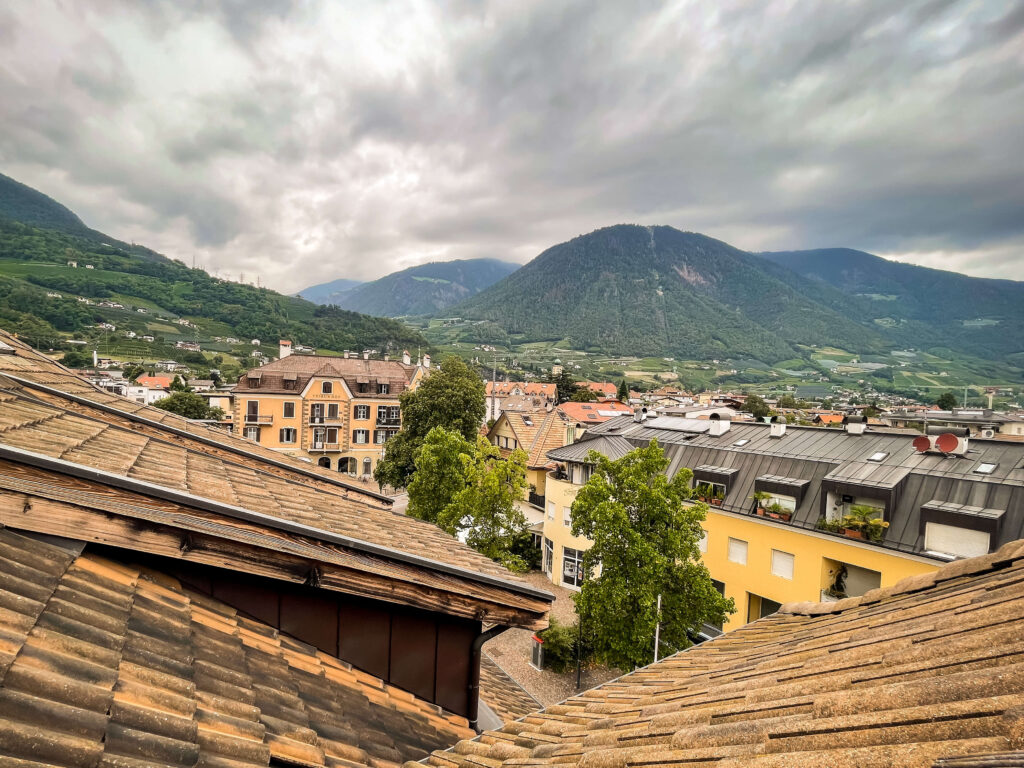 Vista sul Giogo di Veglia, appartamento a Lana vicino a Merano, Alto Adige